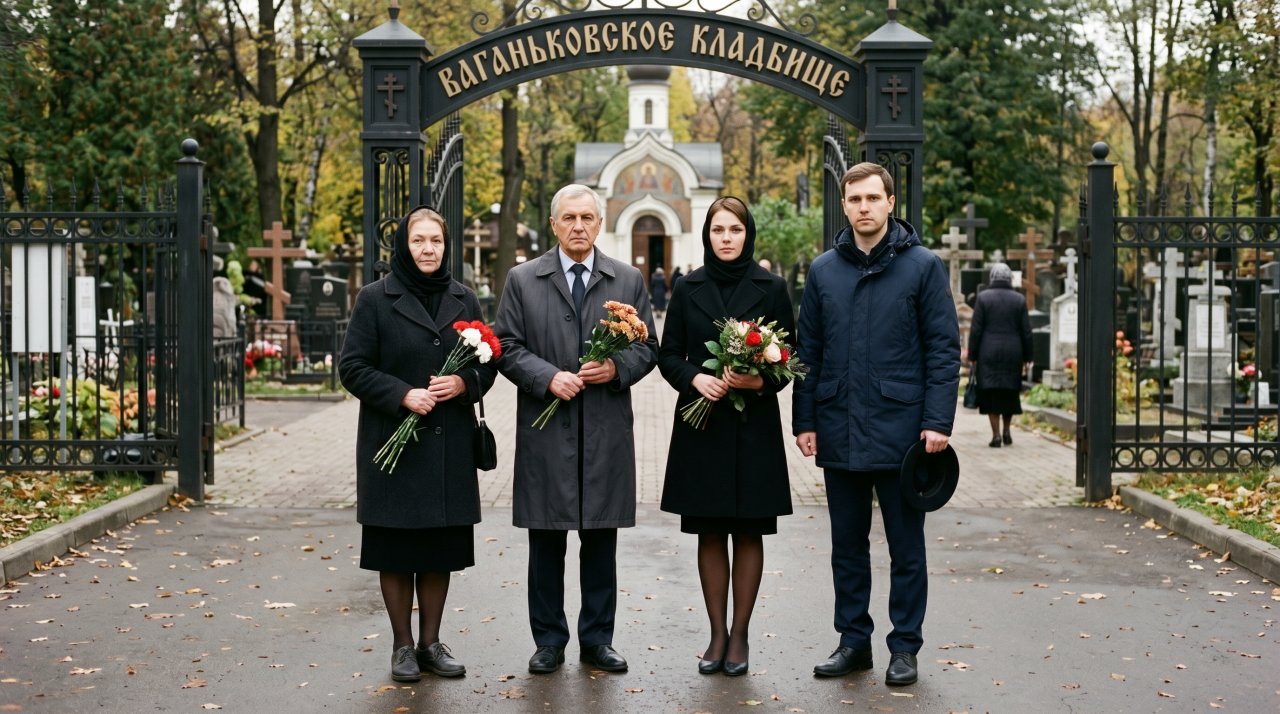 Посещение кладбища