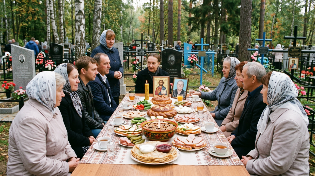 Посещение кладбища