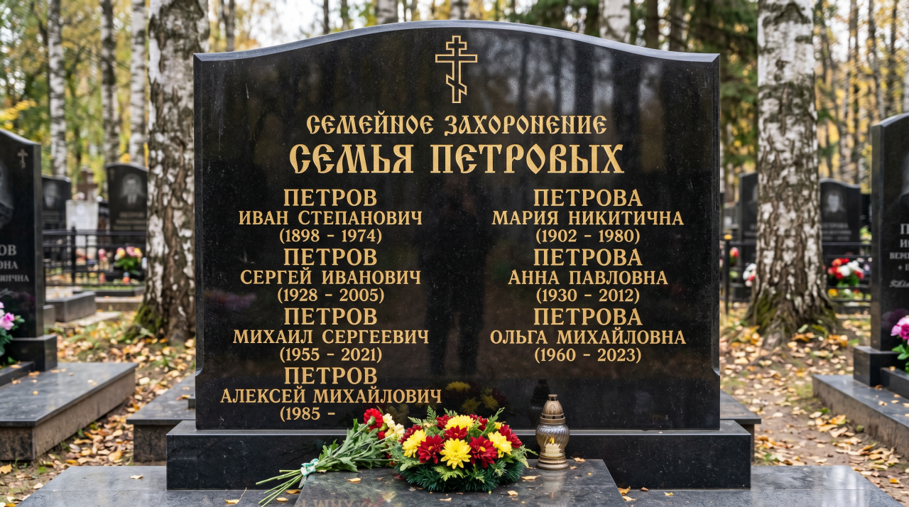 родственное захоронение