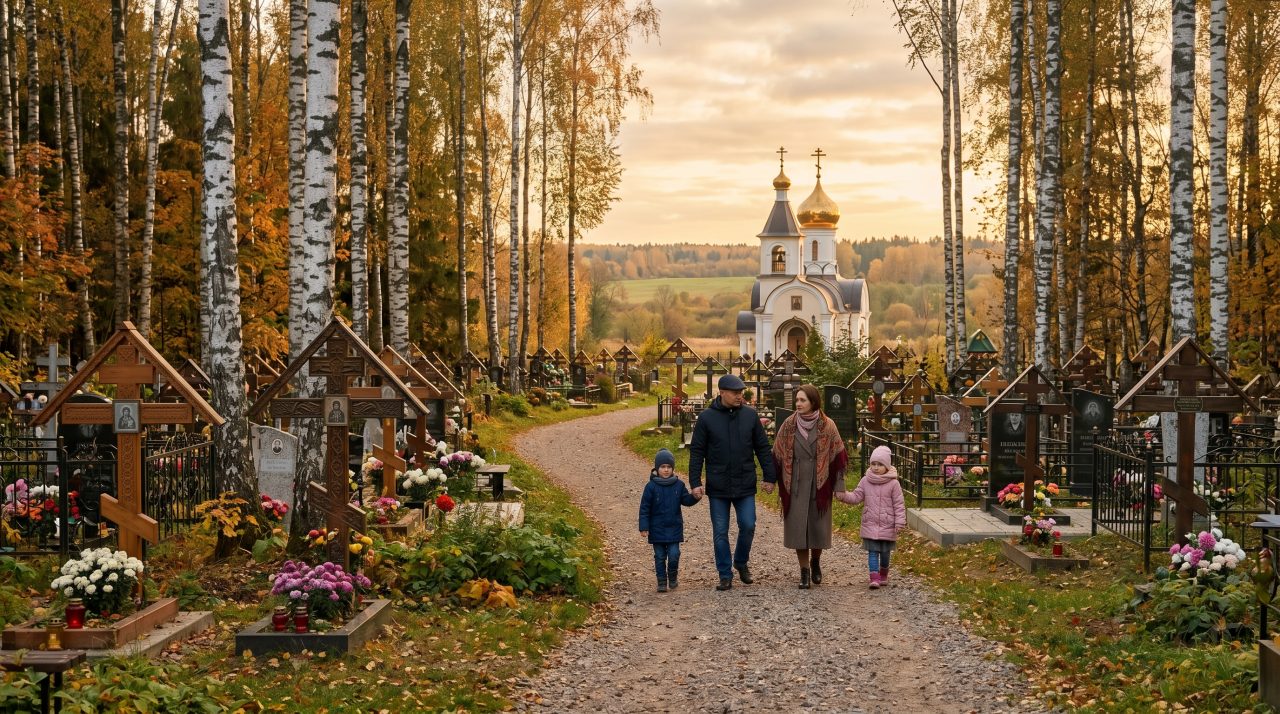 ДЕТИ НА КЛАДБИЩЕ ПРИСУТВУЮТ