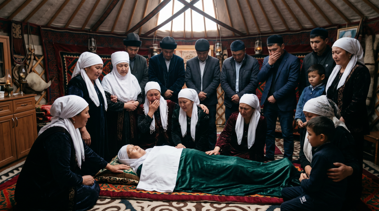 казахские похороны
