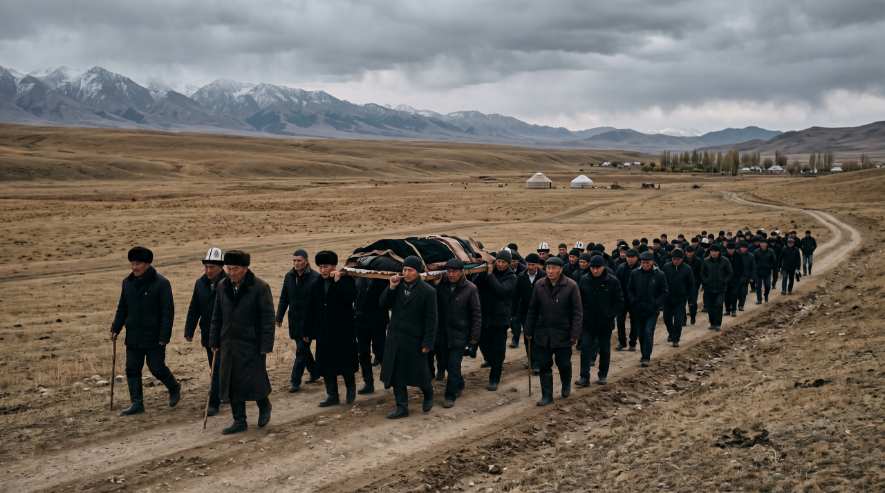 казахские похороны