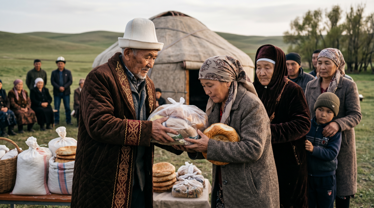 казахские похороны