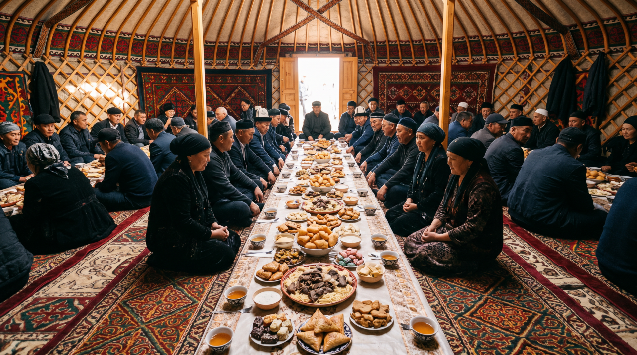 казахские похороны