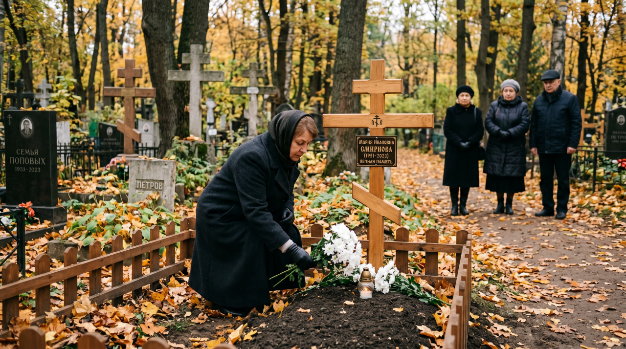 присутствие на похоронах
