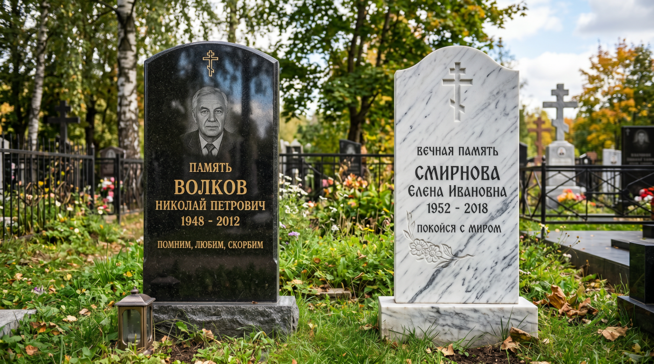 мрамор и гранит для памятников